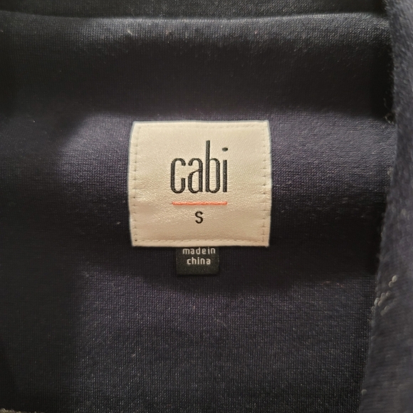 Small Midnight Blue CAbi Moto Chance Blazer Jacket - Picture 8 of 11